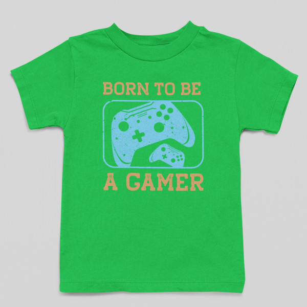 Kinder-T-shirt "Born to be a gamer"