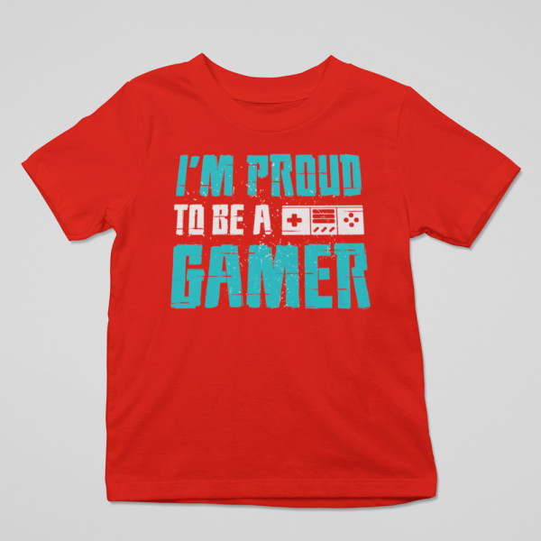 Kinder-T-shirt "I'm proud to be a gamer" Kinder-T-shirt "I'm proud to be a gamer"