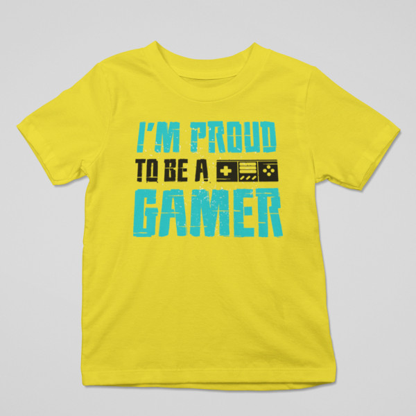 Kinder-T-shirt "I'm proud to be a gamer" Kinder-T-shirt "I'm proud to be a gamer"