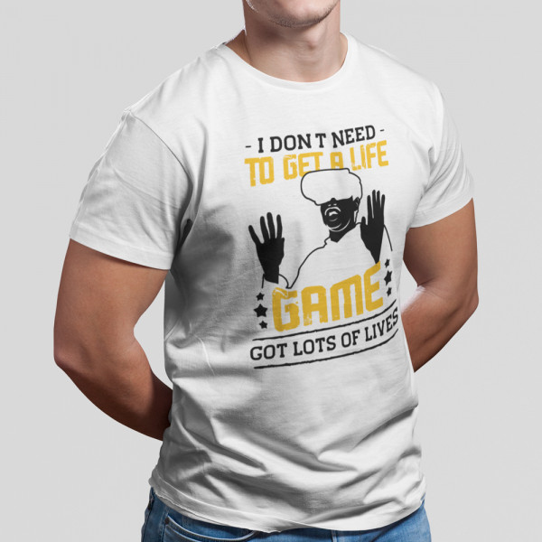 T-shirts "Game got lots of lives"
