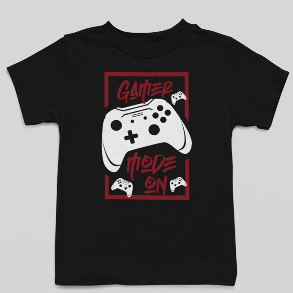 Kinder-T-Shirts "Gamer mode on" Kinder-T-Shirts "Gamer mode on"