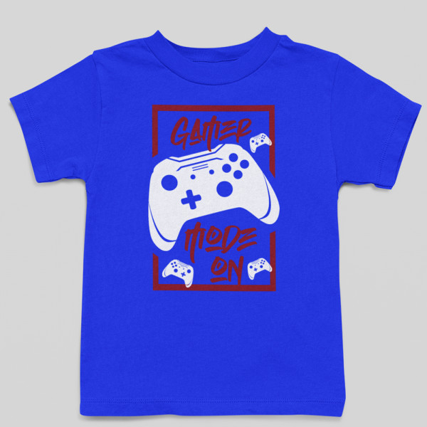 Kinder-T-Shirts "Gamer mode on" Kinder-T-Shirts "Gamer mode on"