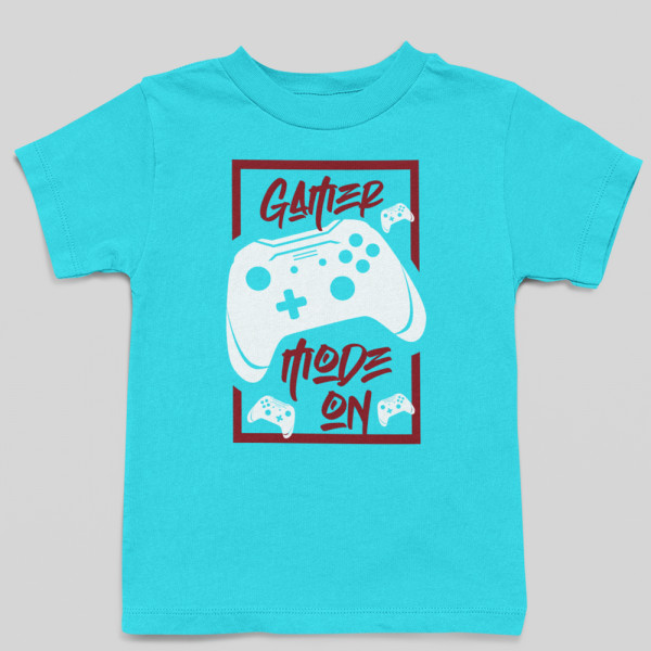 Kinder-T-Shirts "Gamer mode on" Kinder-T-Shirts "Gamer mode on"
