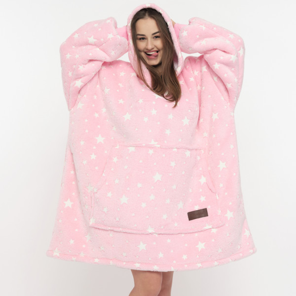 BARAMOOR Sweatshirt-Decke „Luminous Pink“