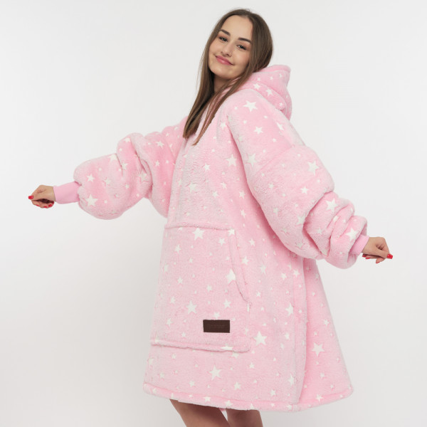 BARAMOOR Sweatshirt-Decke „Luminous Pink“