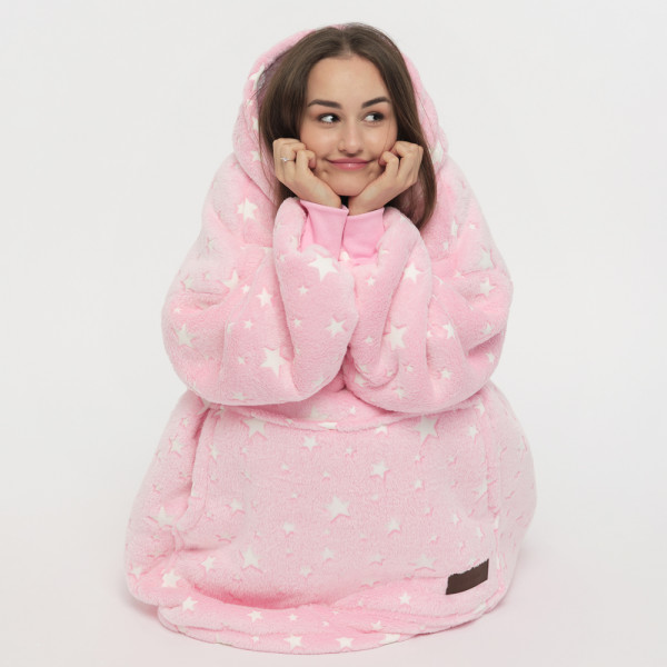 BARAMOOR Sweatshirt-Decke „Luminous Pink“