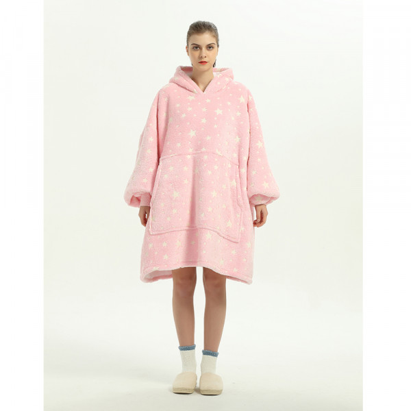 BARAMOOR Sweatshirt-Decke „Luminous Pink“
