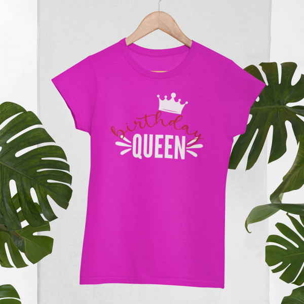 Damen-T-shirt "Birthday queen"