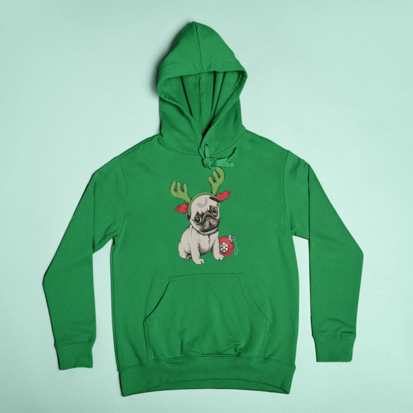 Sweatshirt "Christmas pug" Sweatshirt "Christmas pug"
