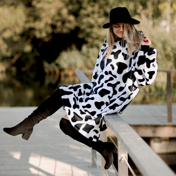 BARAMOOR Sweatshirt-Decke "Cute cow"