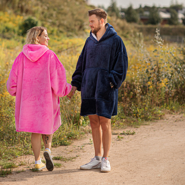 BARAMOOR Sweatshirt-Decken-Set „King & Queen“