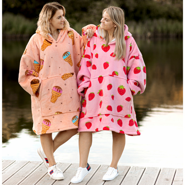 BARAMOOR Sweatshirt-Decken-Set „Sweet Couple“