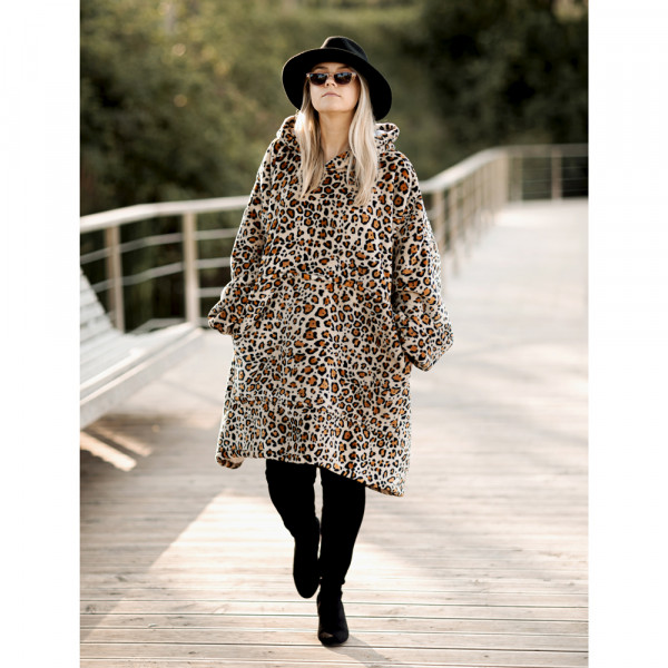 BARAMOOR Sweatshirt-Decke „Leopard“