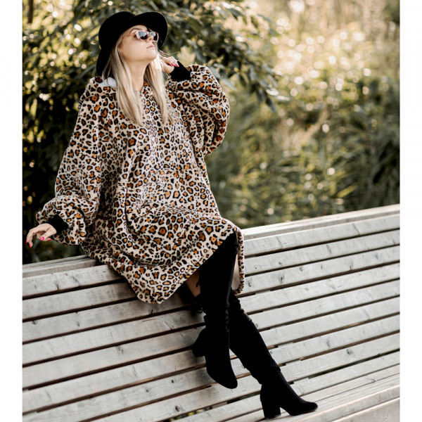 BARAMOOR Sweatshirt-Decke „Leopard“