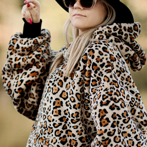 BARAMOOR Sweatshirt-Decke „Leopard“