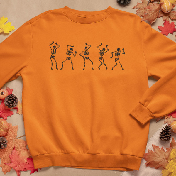 Sweatshirt "Tanzendes Skelett" (ohne Kapuze)