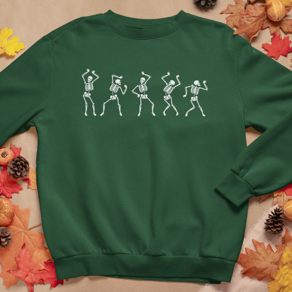 Sweatshirt "Tanzendes Skelett" (ohne Kapuze)
