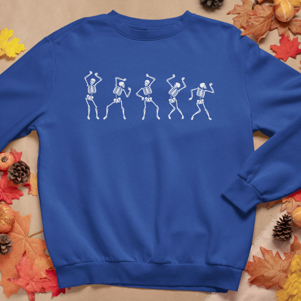 Sweatshirt "Tanzendes Skelett" (ohne Kapuze)