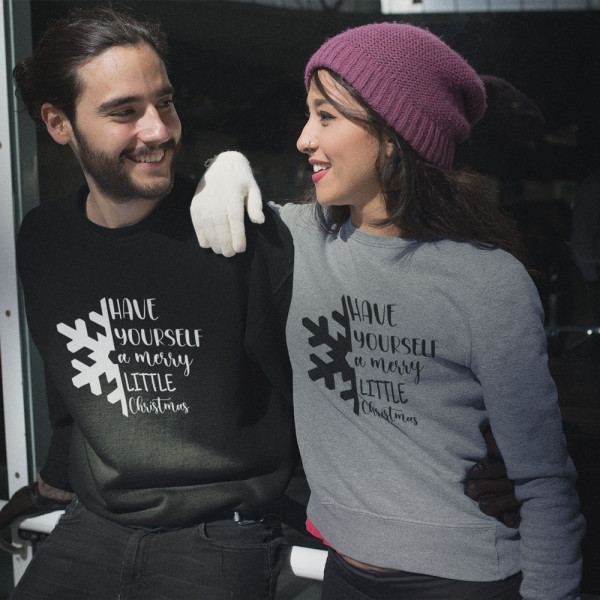 Sweatshirt-Set "Have yourself a merry little Christmas" (ohne Kapuze) Sweatshirt-Set "Have yourself a merry little Christmas" (ohne Kapuze)
