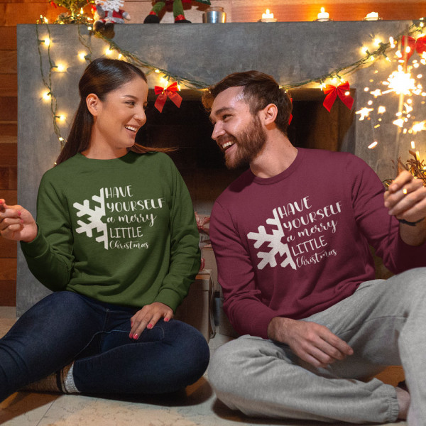 Sweatshirt-Set "Have yourself a merry little Christmas" (ohne Kapuze) Sweatshirt-Set "Have yourself a merry little Christmas" (ohne Kapuze)