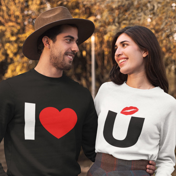 Sweatshirt-Set "I love you" (ohne Kapuze) Sweatshirt-Set "I love you" (ohne Kapuze)