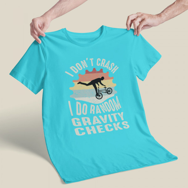 T-shirts "I don't crash"