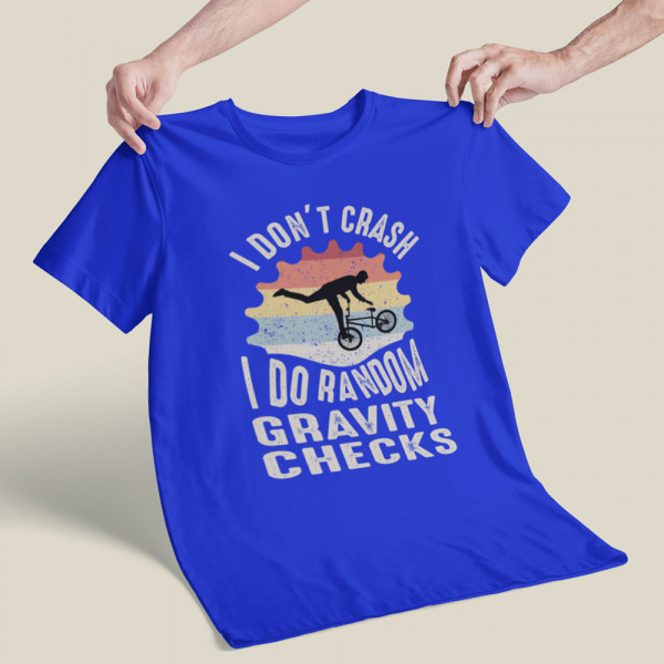 T-shirts "I don't crash"