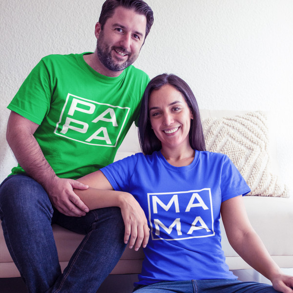 T-Shirt-Set "MAMA and PAPA" T-Shirt-Set "MAMA and PAPA"