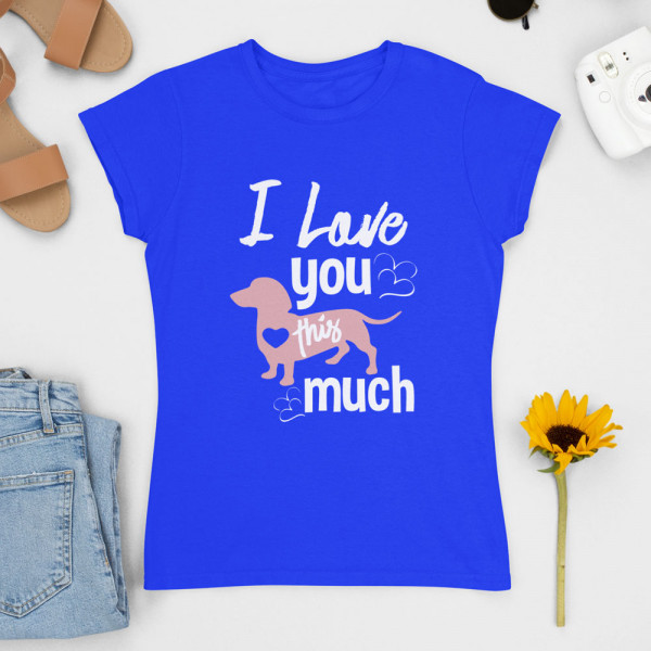 Damen-T-shirt "I love you"