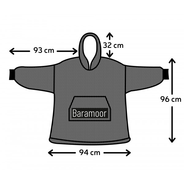 BARAMOOR Sweatshirt-Decke "Donuts"