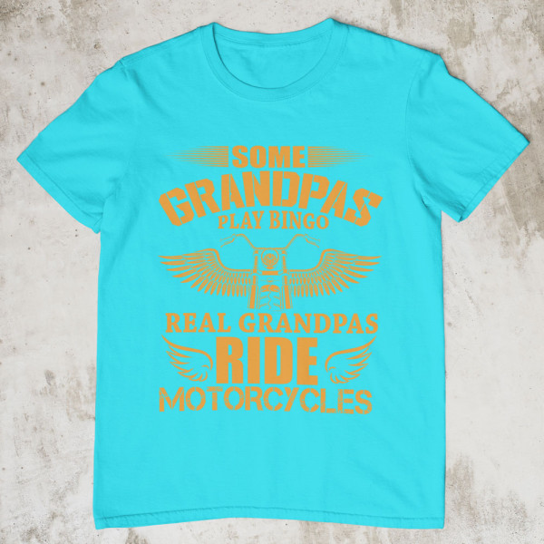 T-shirt "Real Grandpas ride motorcycles"