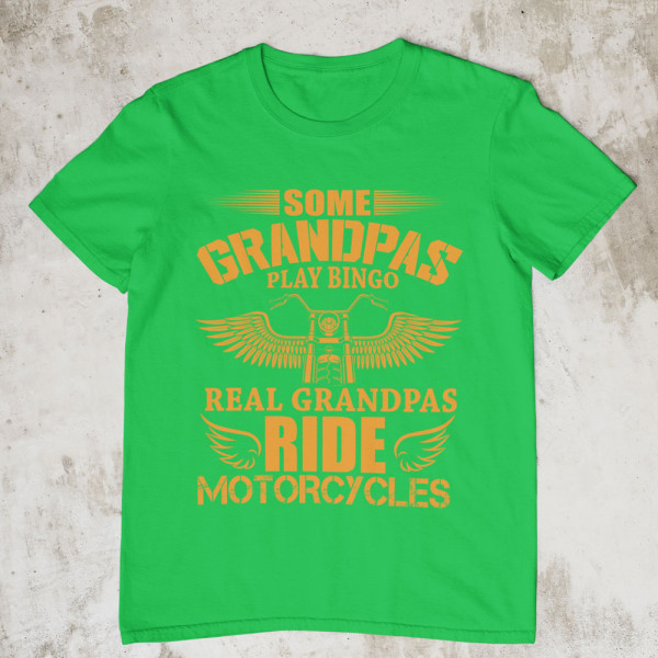 T-shirt "Real Grandpas ride motorcycles"