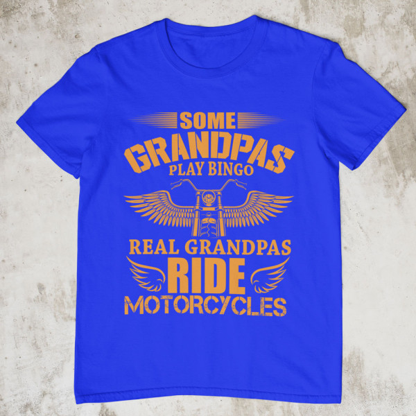 T-shirt "Real Grandpas ride motorcycles"