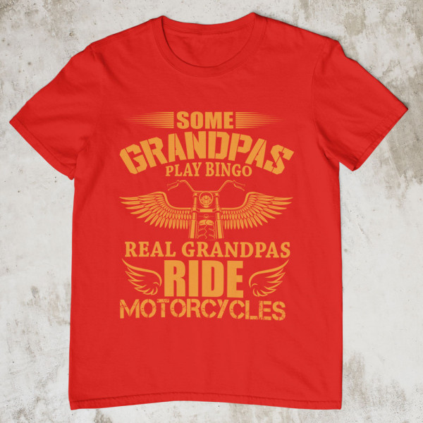 T-shirt "Real Grandpas ride motorcycles"