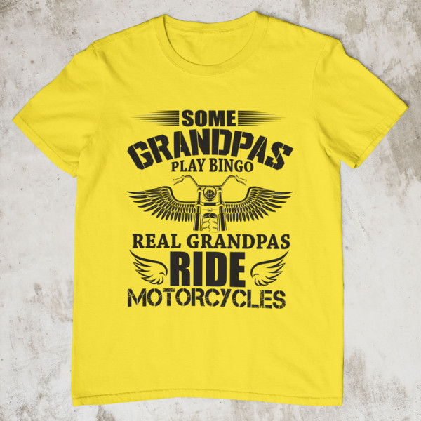 T-shirt "Real Grandpas ride motorcycles"