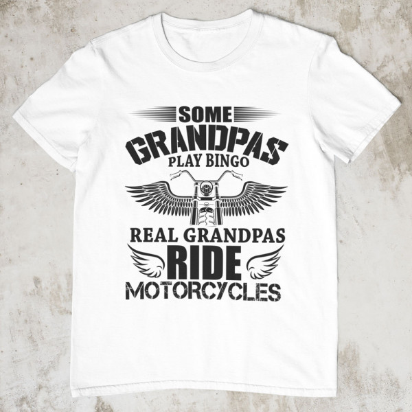 T-shirt "Real Grandpas ride motorcycles"