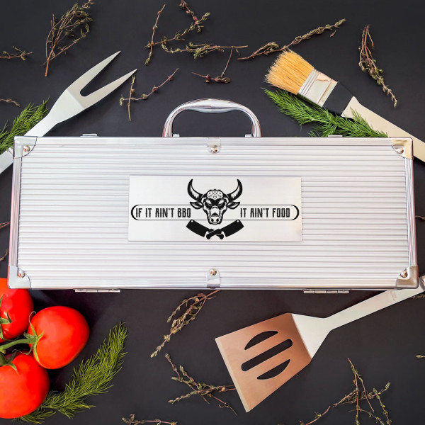 XL BBQ Set „Wenn es nicht BBQ ist - ist es nicht ESSBAR“ XL BBQ Set „Wenn es nicht BBQ ist - ist es nicht ESSBAR“