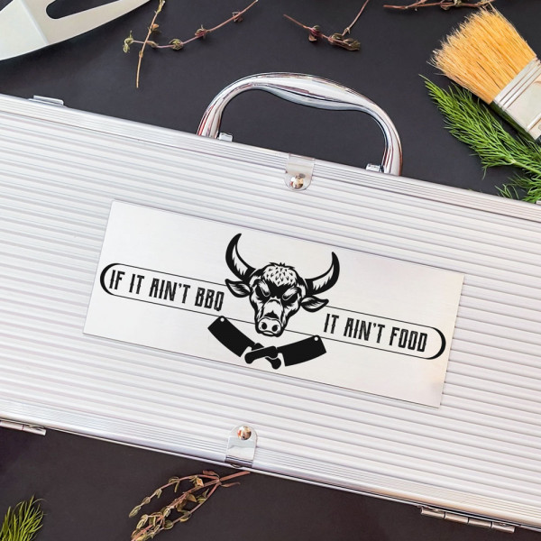 BBQ Set „Wenn es nicht BBQ ist - ist es nicht ESSBAR“ BBQ Set „Wenn es nicht BBQ ist - ist es nicht ESSBAR“