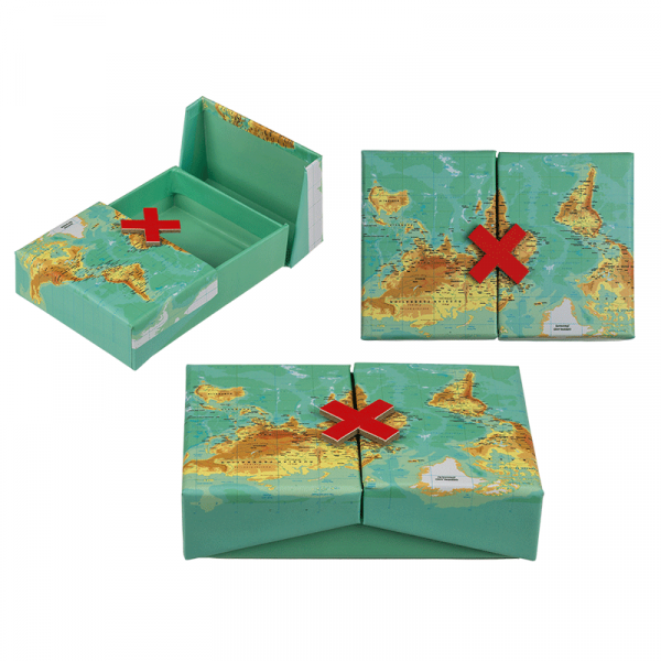 Geschenkverpackung „Weltkarte“ Geschenkverpackung „Weltkarte“
