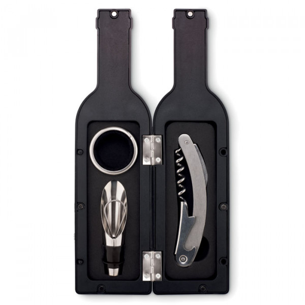 Weinwerkzeug-Set - Flasche (3 Teile) Weinwerkzeug-Set - Flasche (3 Teile)
