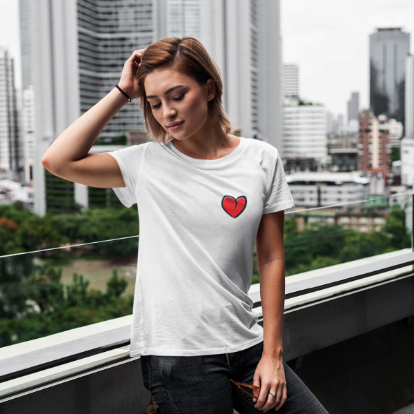 Damen-T-shirt "Kleines Herz" Damen-T-shirt "Kleines Herz"