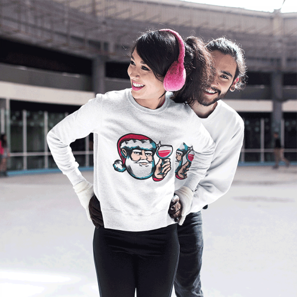Sweatshirt-Set "Santa feiert Weihnachten" (ohne Kapuze) Sweatshirt-Set "Santa feiert Weihnachten" (ohne Kapuze)
