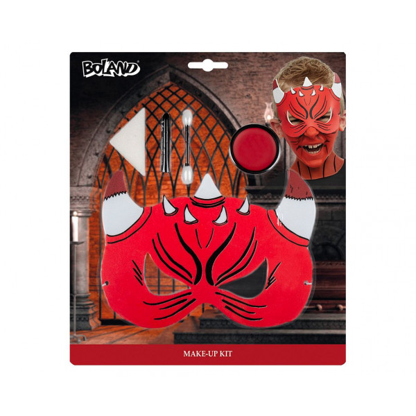 Maske und Schminkset „Teufel“ Maske und Schminkset „Teufel“