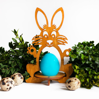 Hölzerne Eierständer „Osterhase“