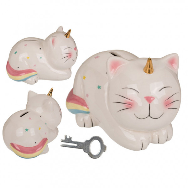 Sparschwein „Einhorn-Katze“
