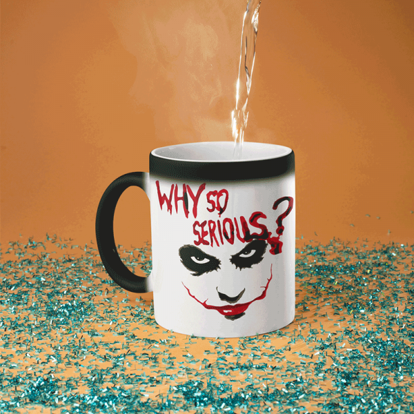 Tasse „Warum so ernst?“ Tasse „Warum so ernst?“