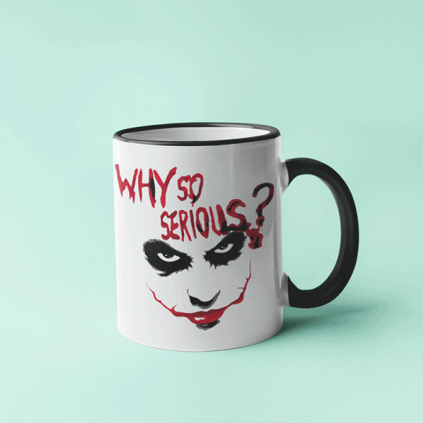 Tasse „Warum so ernst?“ Tasse „Warum so ernst?“