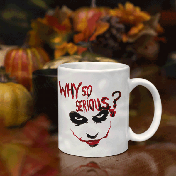 Tasse „Warum so ernst?“ Tasse „Warum so ernst?“