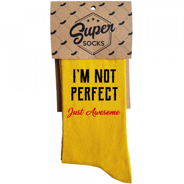 Socken "I'm not perfect" Socken "I'm not perfect"