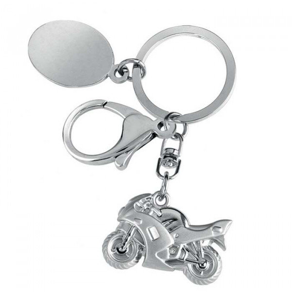 Schlüsselanhänger „Motorrad“ (mit der Option, gegen Aufpreis zu gravieren) Schlüsselanhänger „Motorrad“ (mit der Option, gegen Aufpreis zu gravieren)